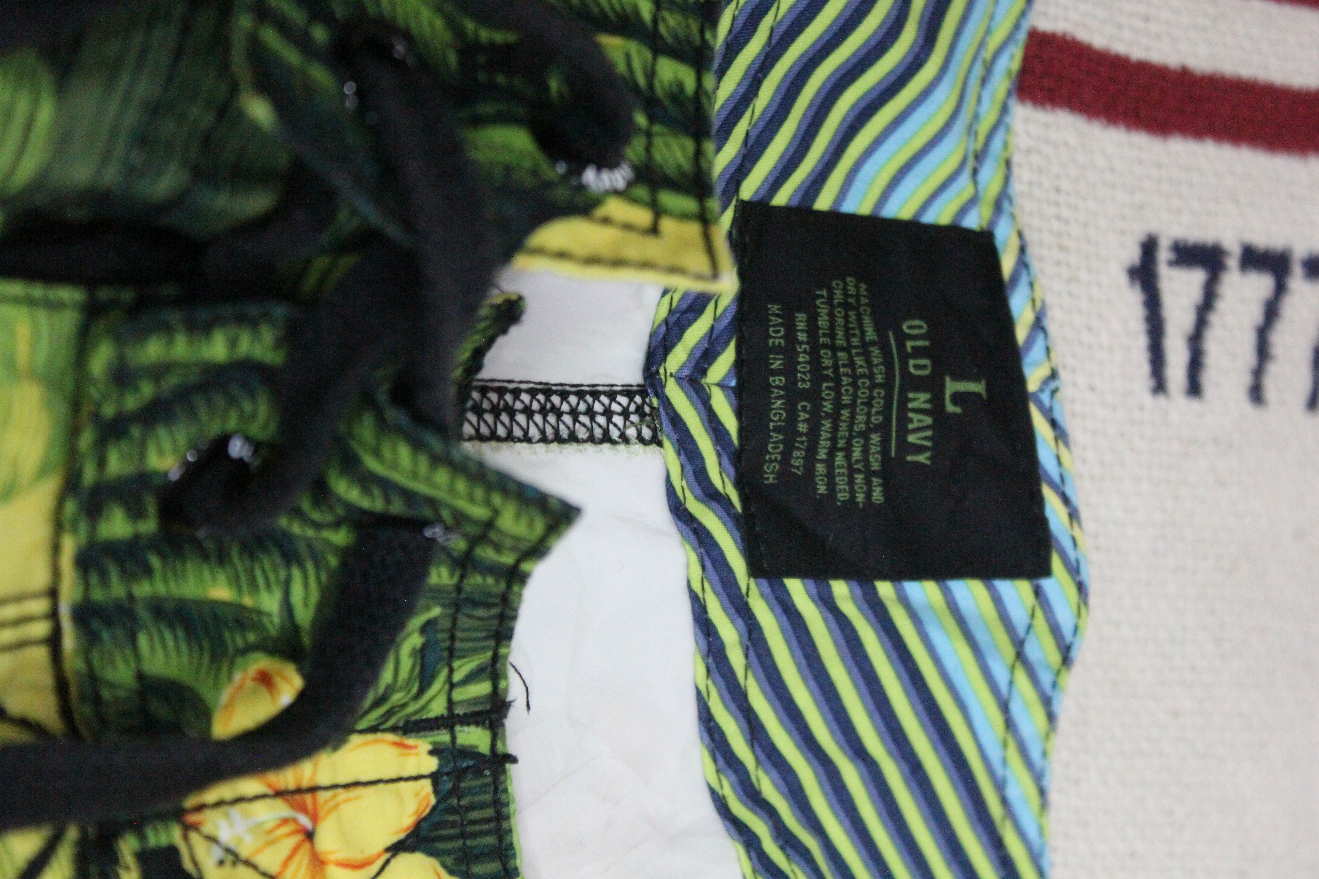Hawaiian Print Board Shorts