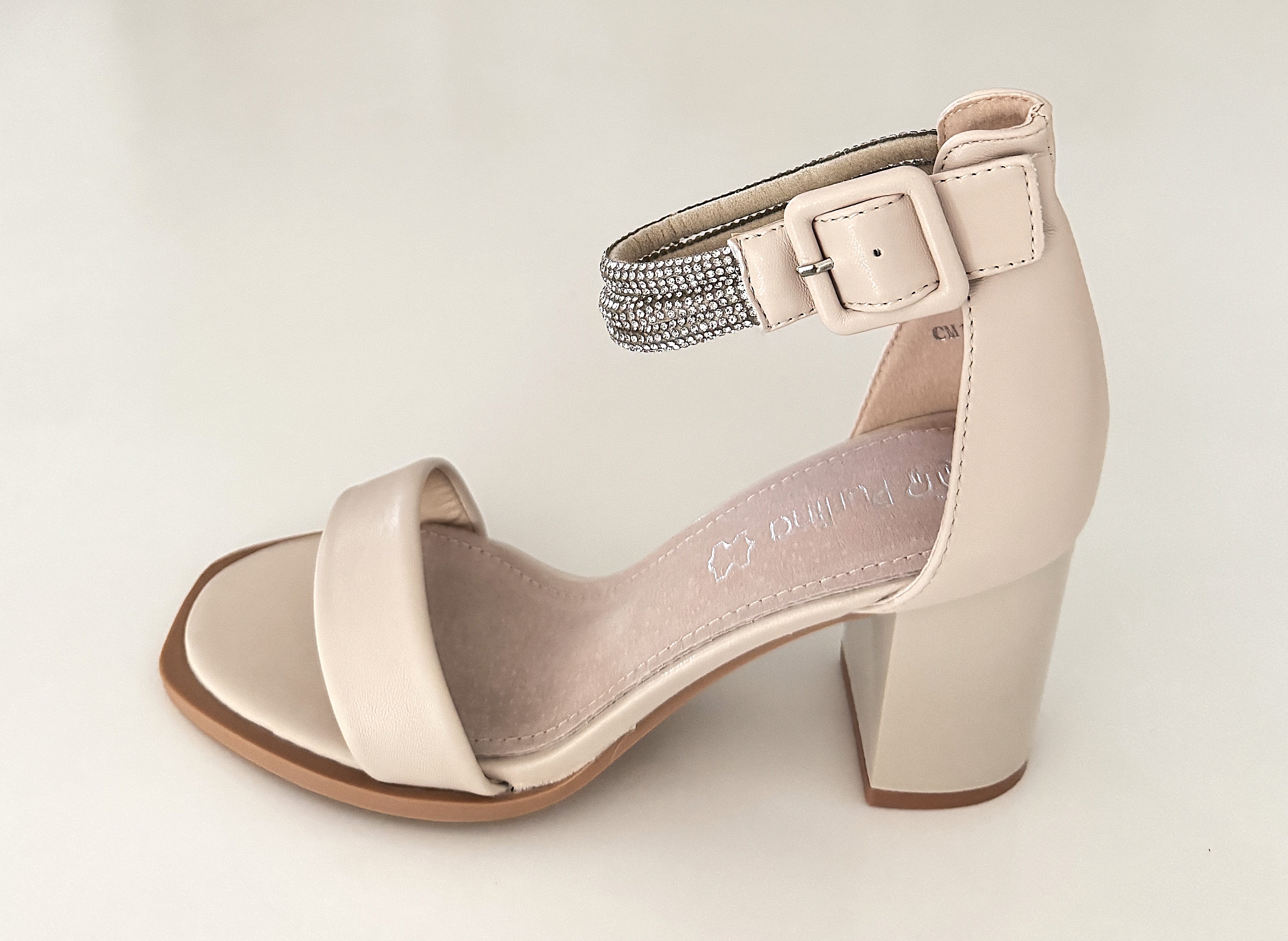 Basutės moterims Purlina,  kreminės spalvos