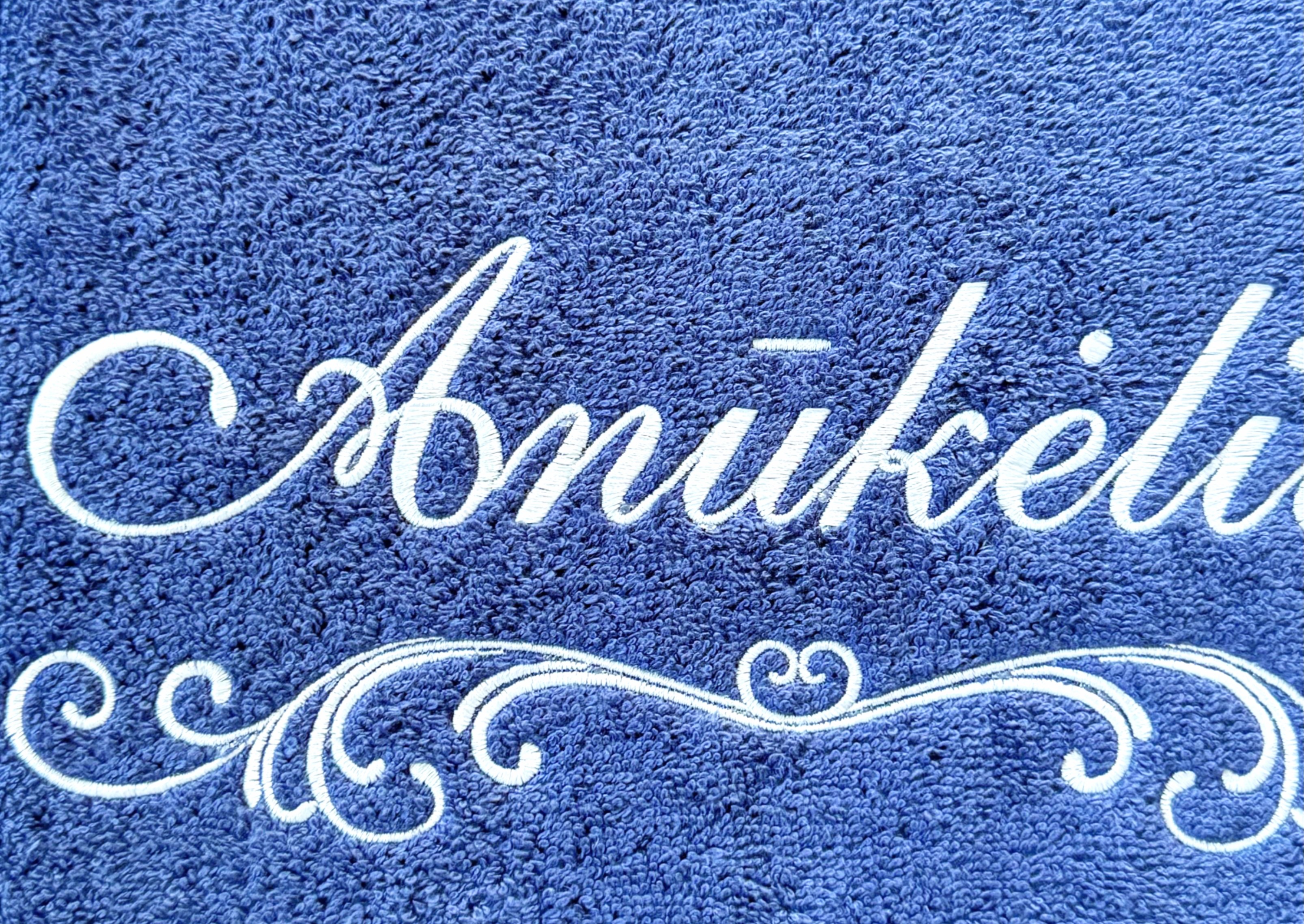 Siuvinėtas rankšluostis „Anūkėliui“