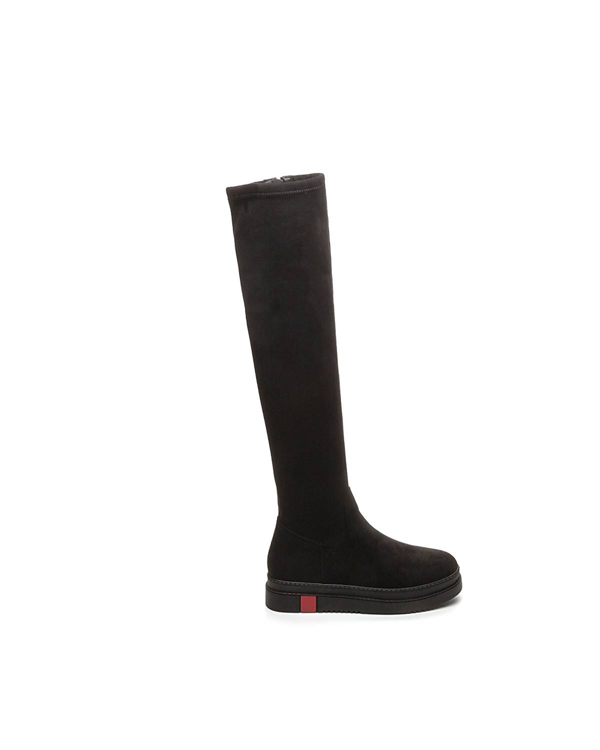 Moteriški juodi ilgaauliai batai