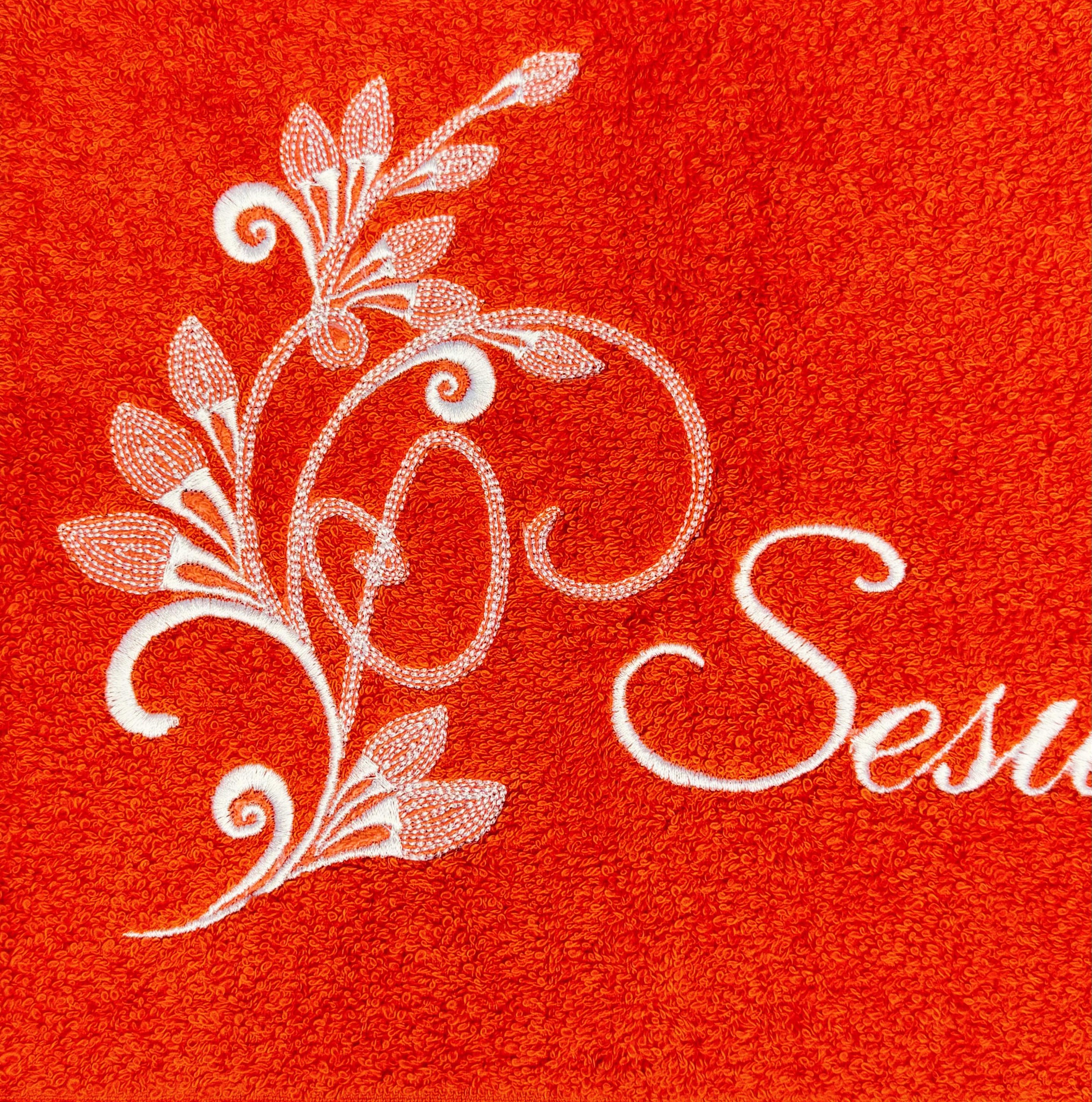 Siuvinėtas rankšluostis „Sesutei“