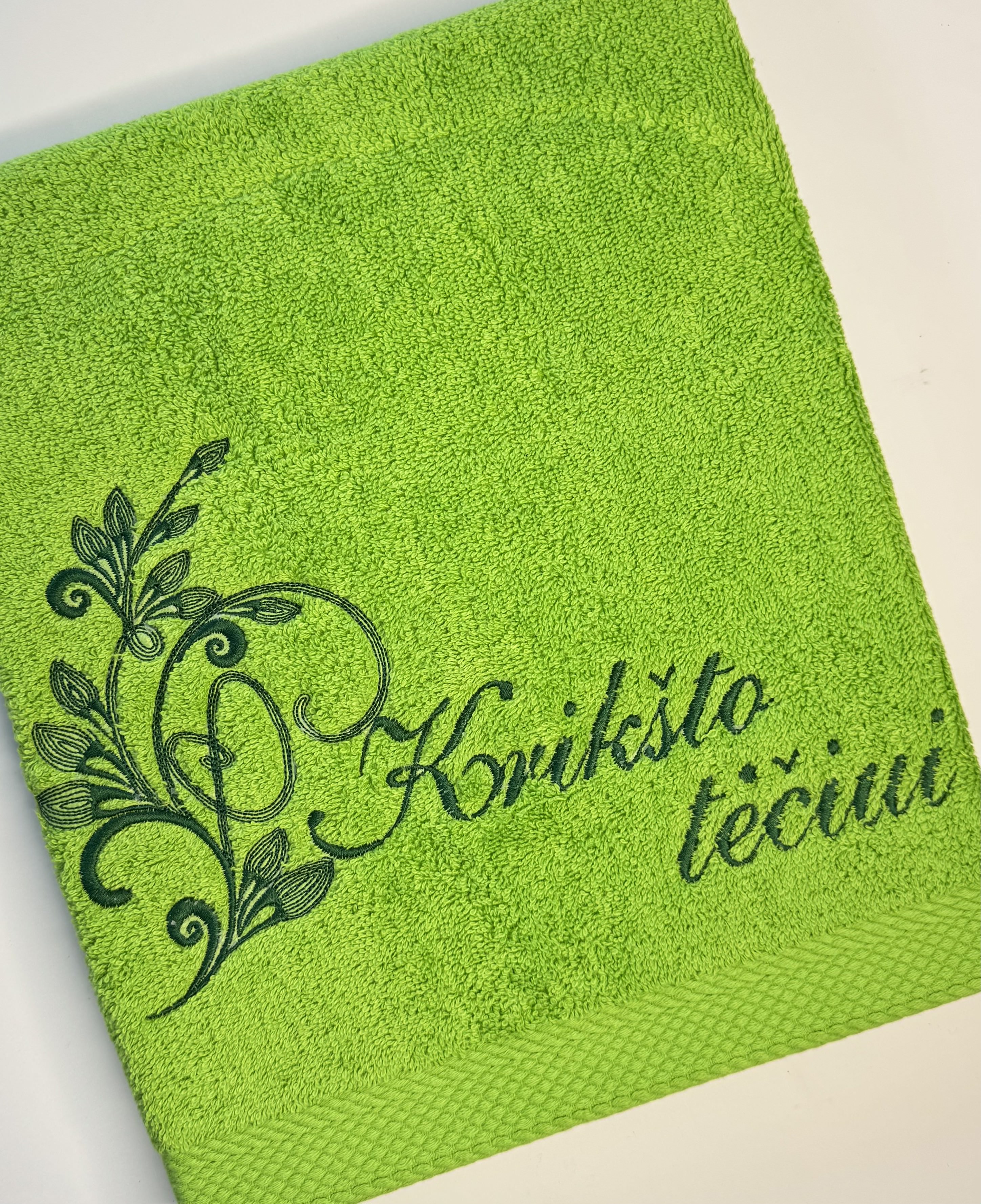 Siuvinėtas rankšluostis „Kriksto tėčiui“