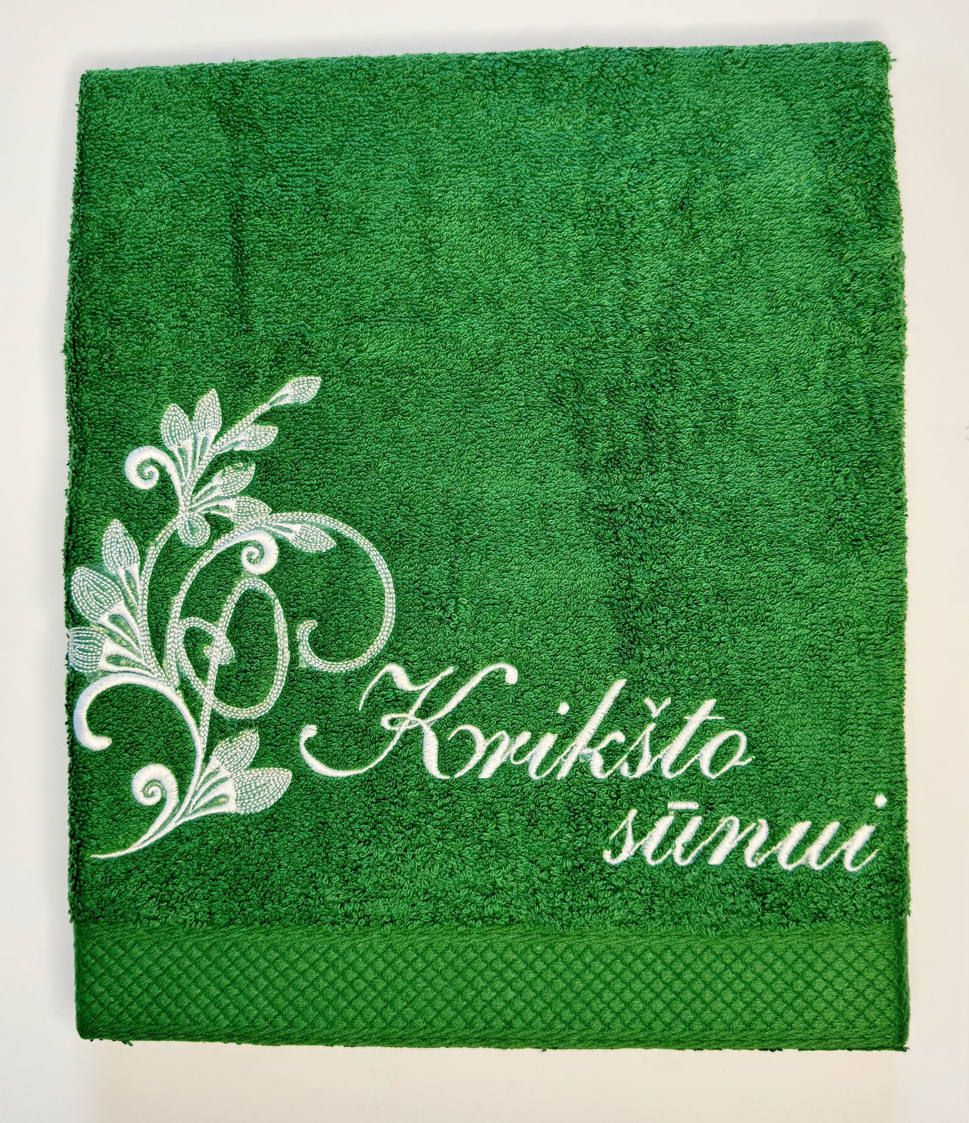 Siuvinėtas rankšluostis „Kriksto sūnui“