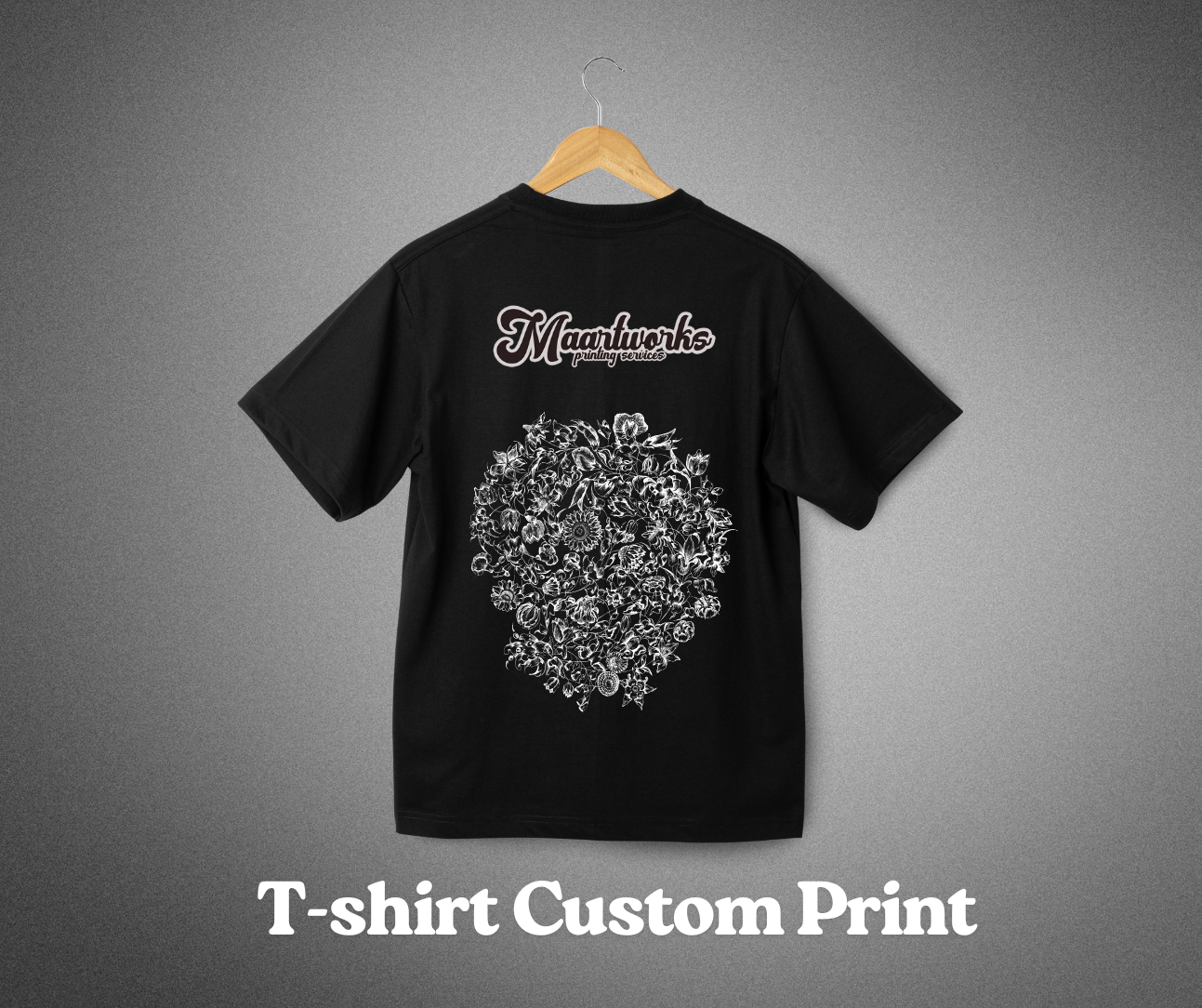 Custom Printed T-shirt (Unisex) Round Neck