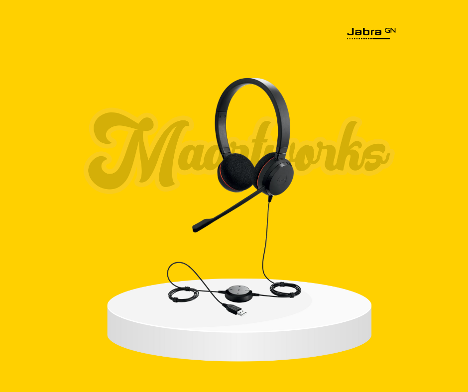 Jabra EVOLVE 20 headset with quality microphone