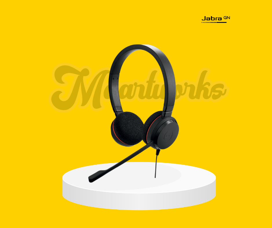 Jabra EVOLVE 20 headset with quality microphone
