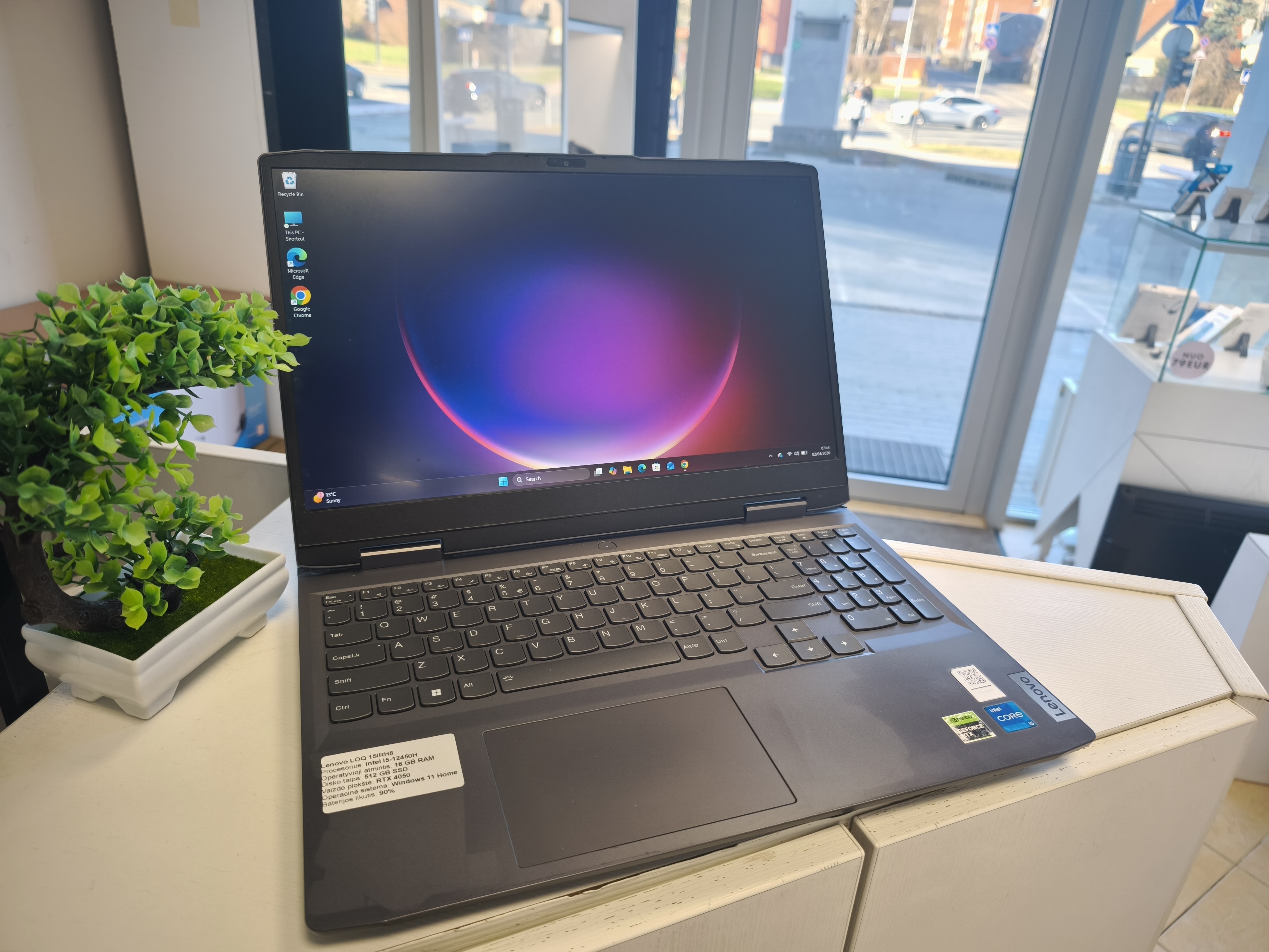 Lenovo Loq Rtx 4050 / i5-12450h / 16gb / 512gb SSD