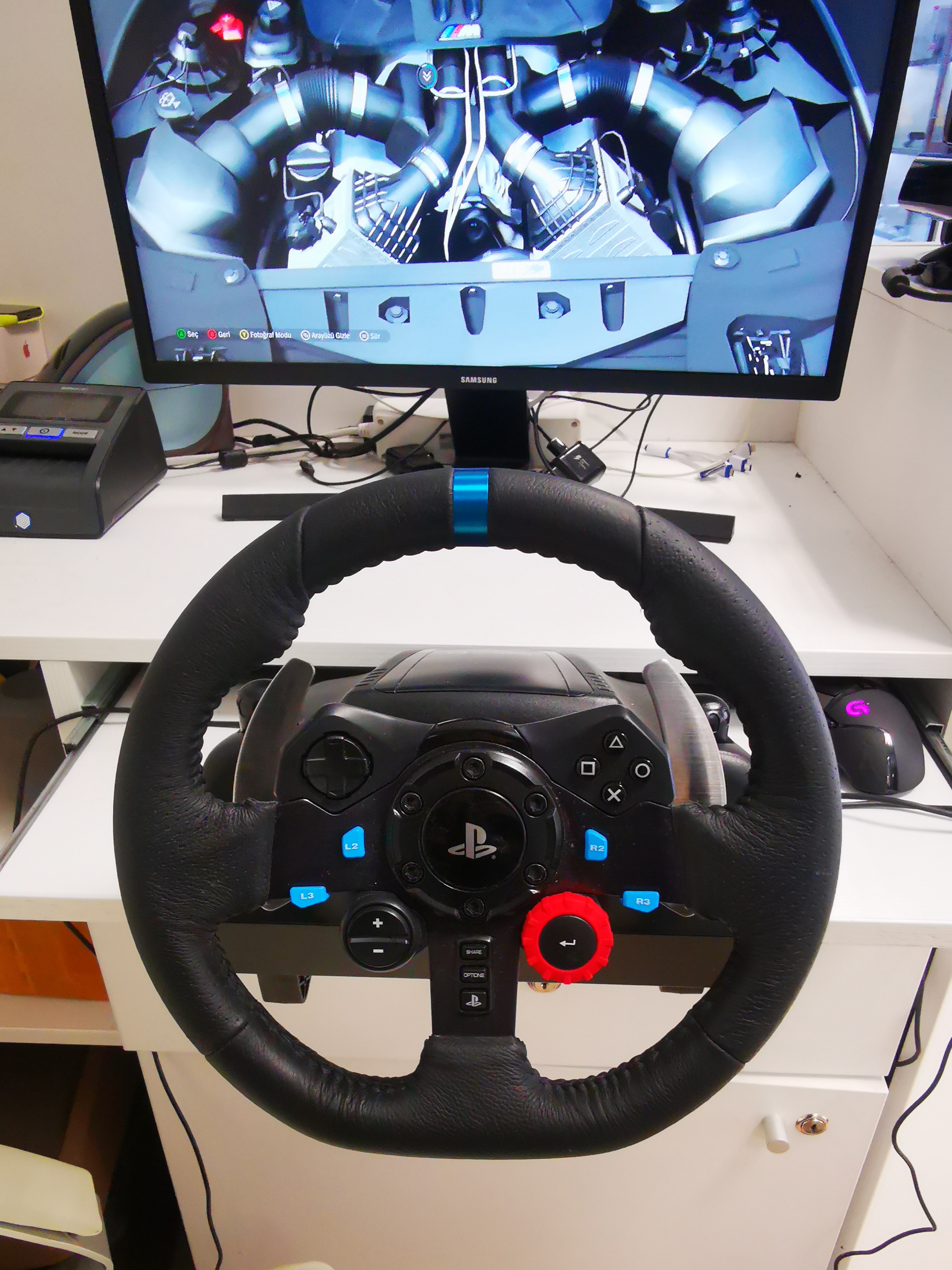 Žaidimų vairas Logitech G29