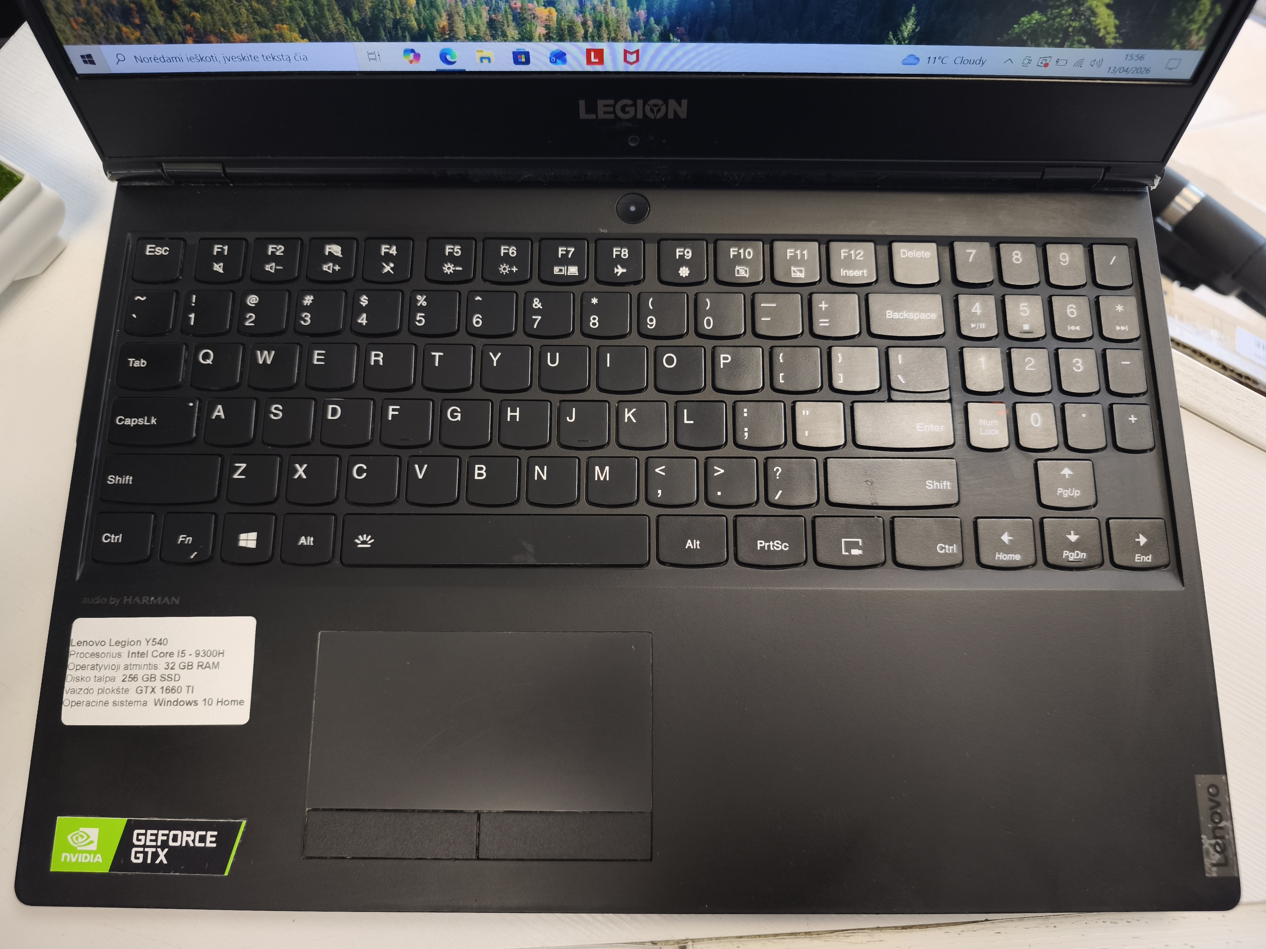 Lenovo Legion Gtx 1660ti / 32gb RAM / I5-9300h