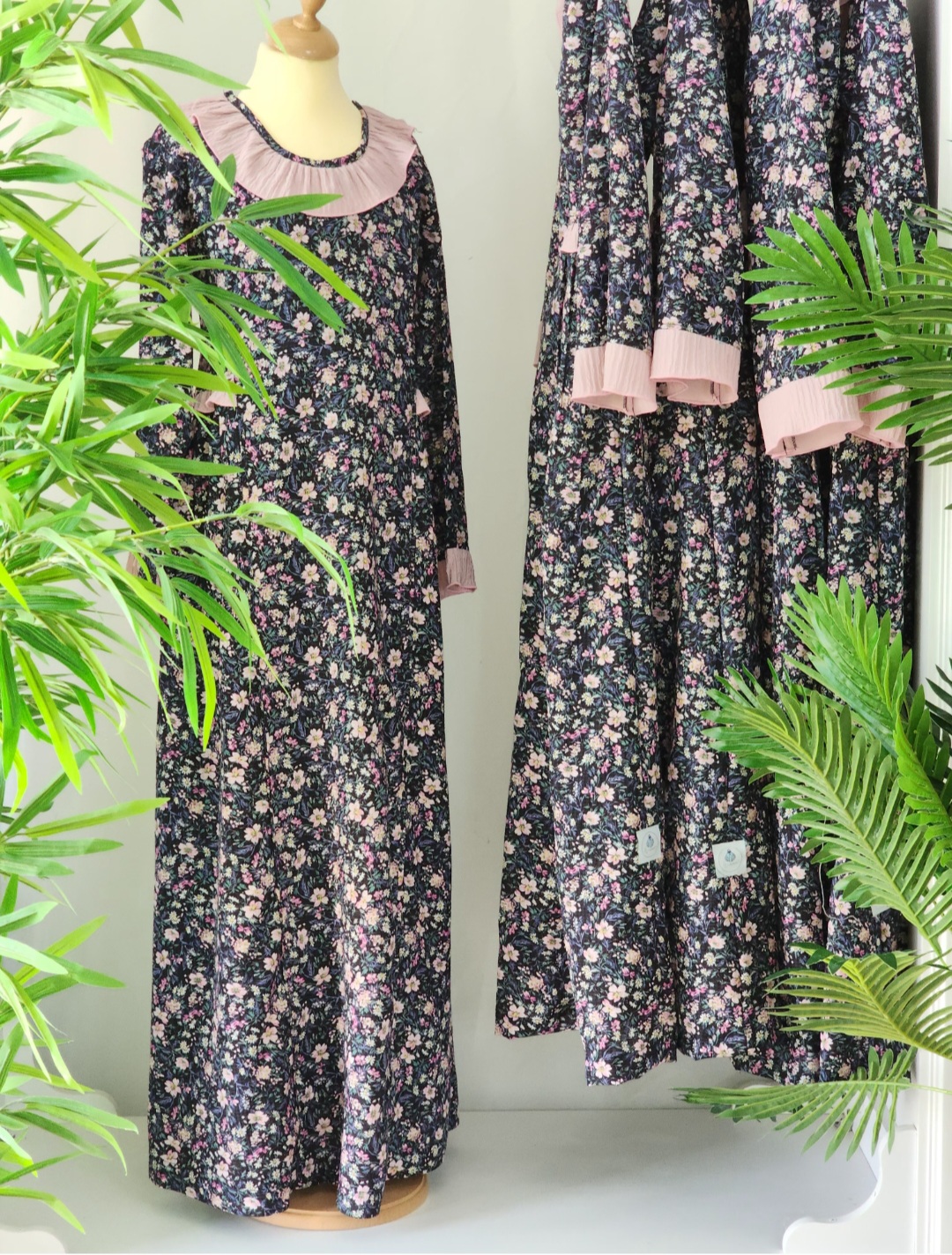 (قطن موسيلين)جلابية الورد