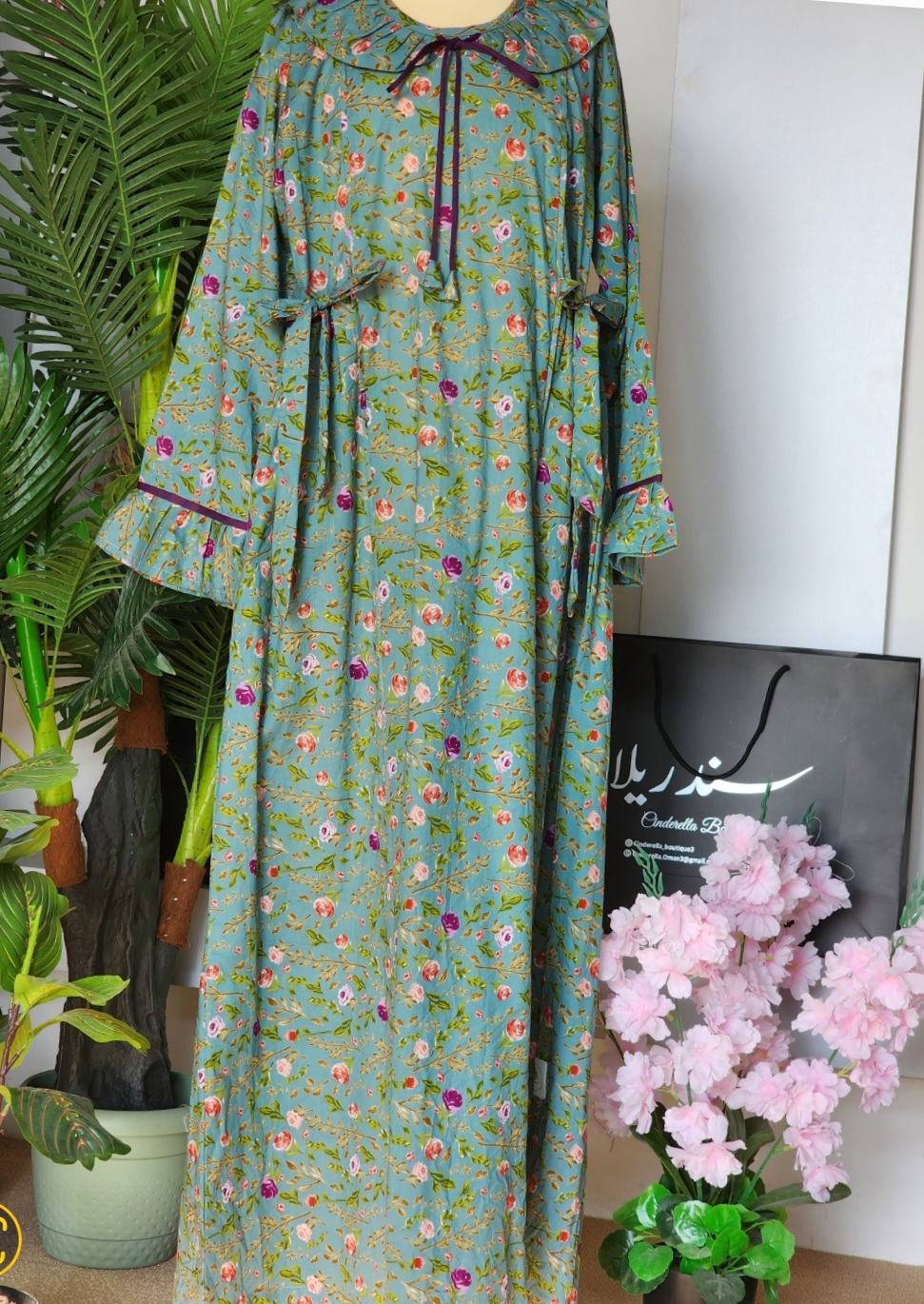 جلابية قطن عمودي٣