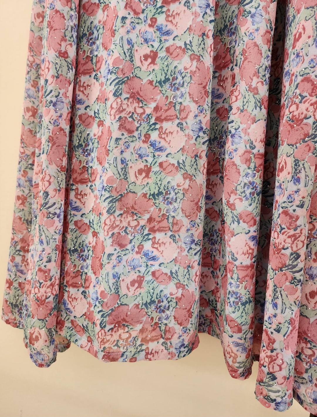 جلابية شيفون مفصص١١