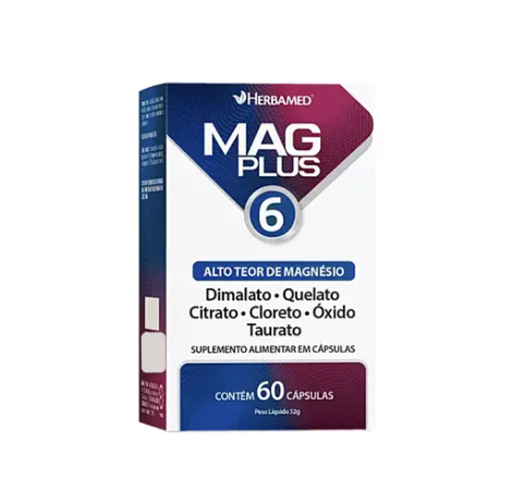 Mag Plus 6 Herbamed 60CAPS