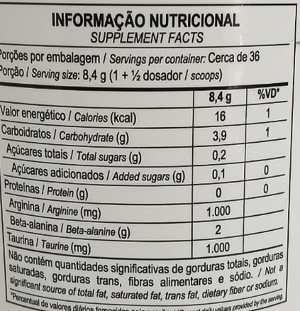 Pre Workout Night Train 300G