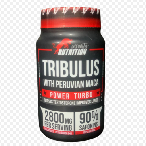 Tribulus com Maca Peruana Insanity Nutrition 120CAPS