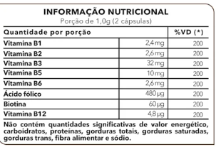 Complexo B Polivitamínico 60CAP