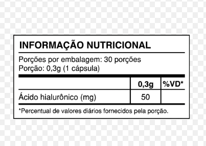 Ácido Hialurônico 30CAPS