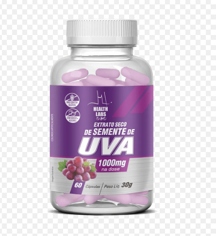 Extrato seco de semente de uva 60CAPS