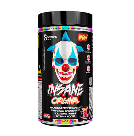 Insane Original Pré-Treino FRUIT PUNCH 400G
