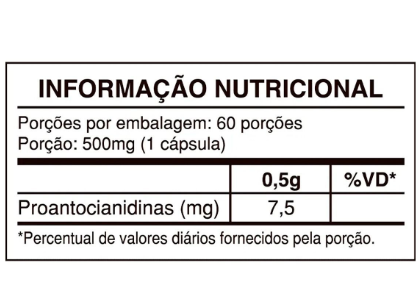 Cranberry em cápsulas 60CAPS