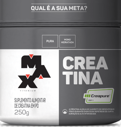 Creatina Pura Monohidratada Max Titanium 250g
