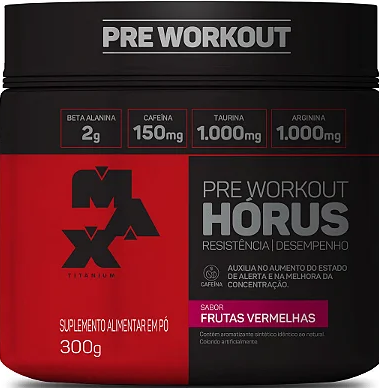 Pré Treino Horus Max Titanium 300G