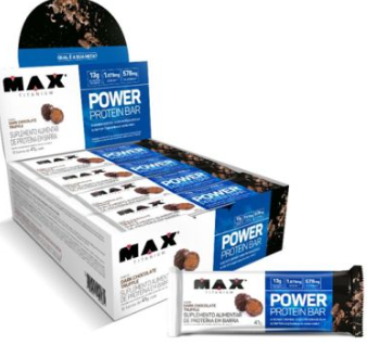 Power Protein Bar Max Titanium 12UNIDADES