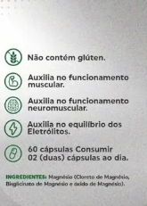 Cloreto de Magnésio P.A. 500mg 60CAPS