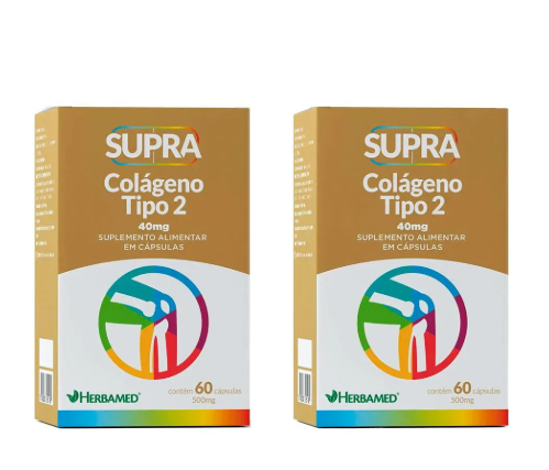 Supra Colágeno Tipo 2 60CAPS (compra 1 leva 2)