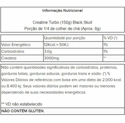Creatina Black Skull 150g