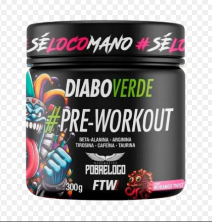 Diabo Verde Pré-Workout 300G