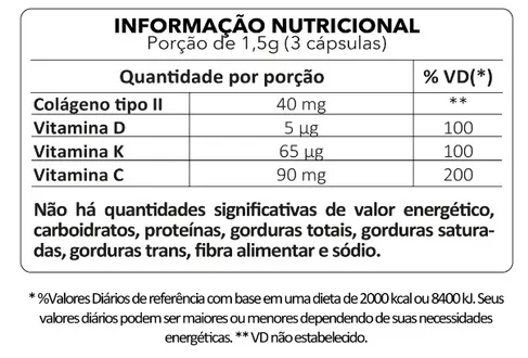 Colágeno Tipo 2 60CAP