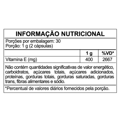 Vitamina E 400mg Supra Herbamed 60CAPS