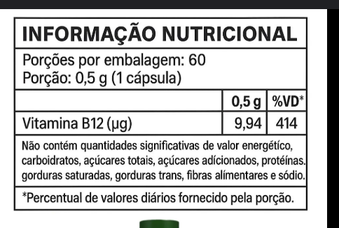 Vitamina B12 60caps