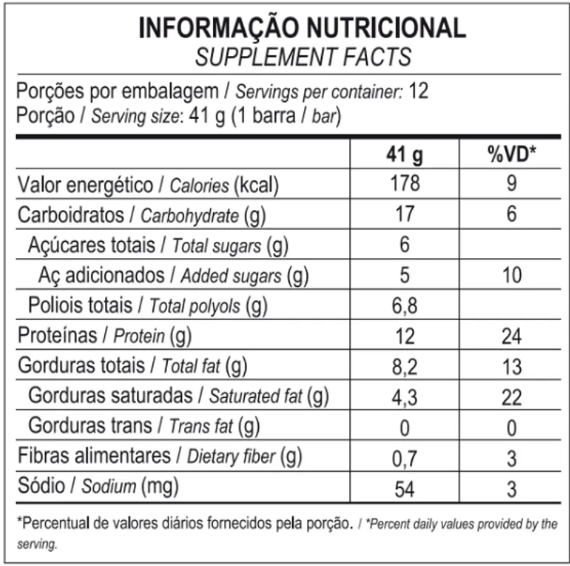 Top Whey Bar Max Titanium 12UNIDADES
