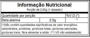 Beta Alanina Pura 123G