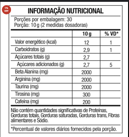 Diabo Verde Pré-Workout 300G