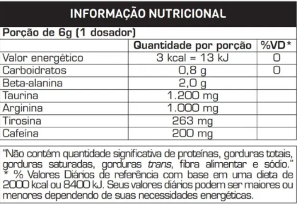 Pré-treino Égide Max Titanium 300G