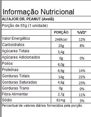 Alfajor Dr. Peanut 12UNIDADES