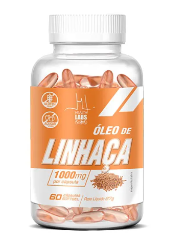 Óleo de Linhaça 1000mg Health Labs 60CAPS