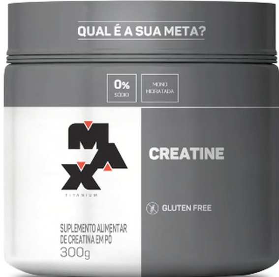 Creatina em pó Max Titanium 300g