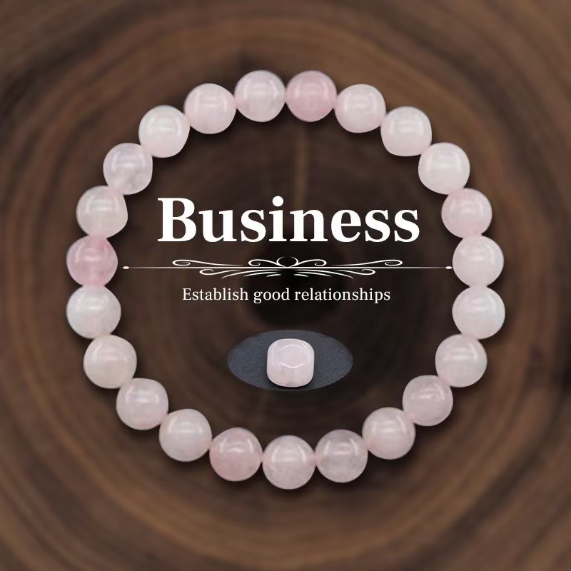 Rose Quartz Energy Crystal Bracelet
