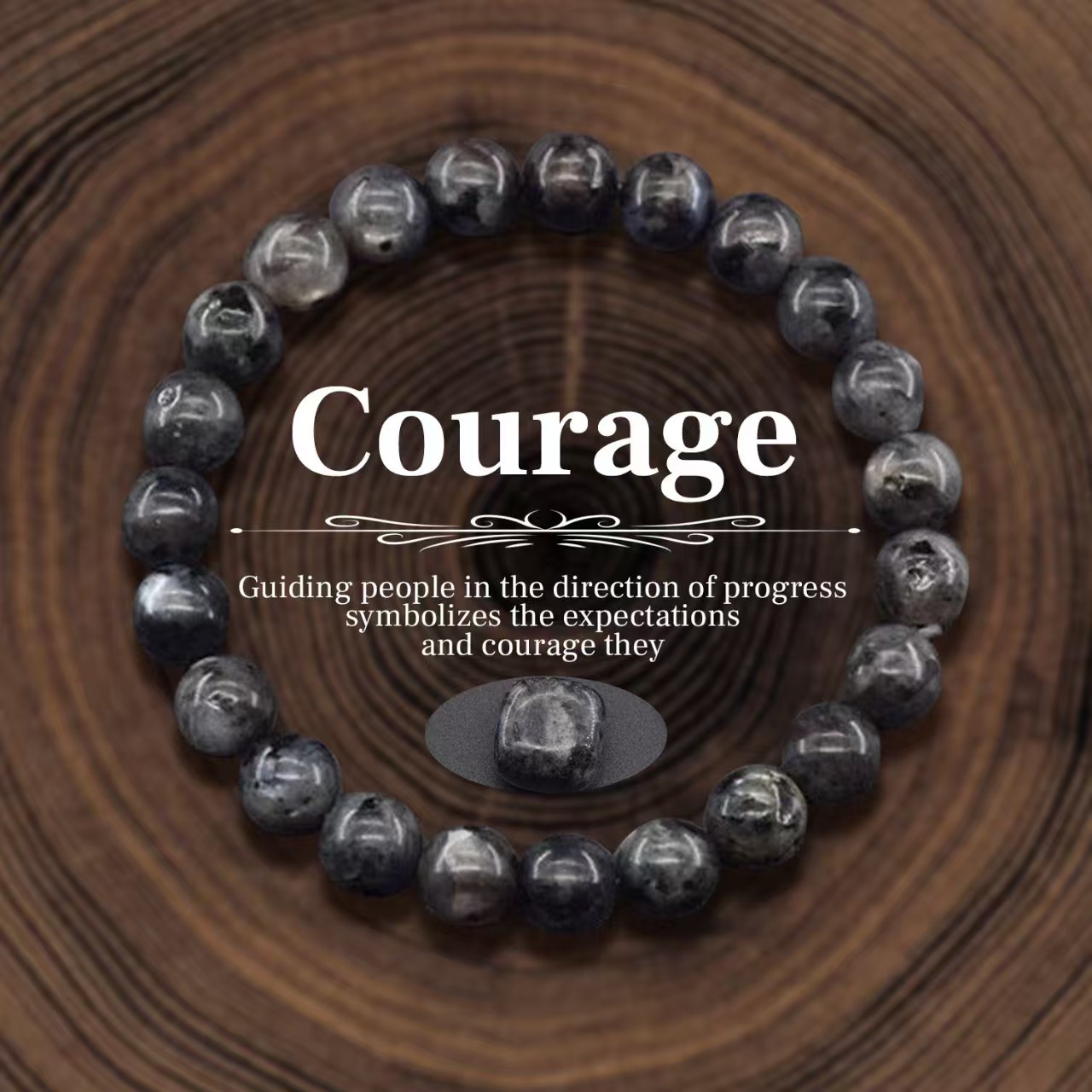 Black Flash Stone Energy Bracelet