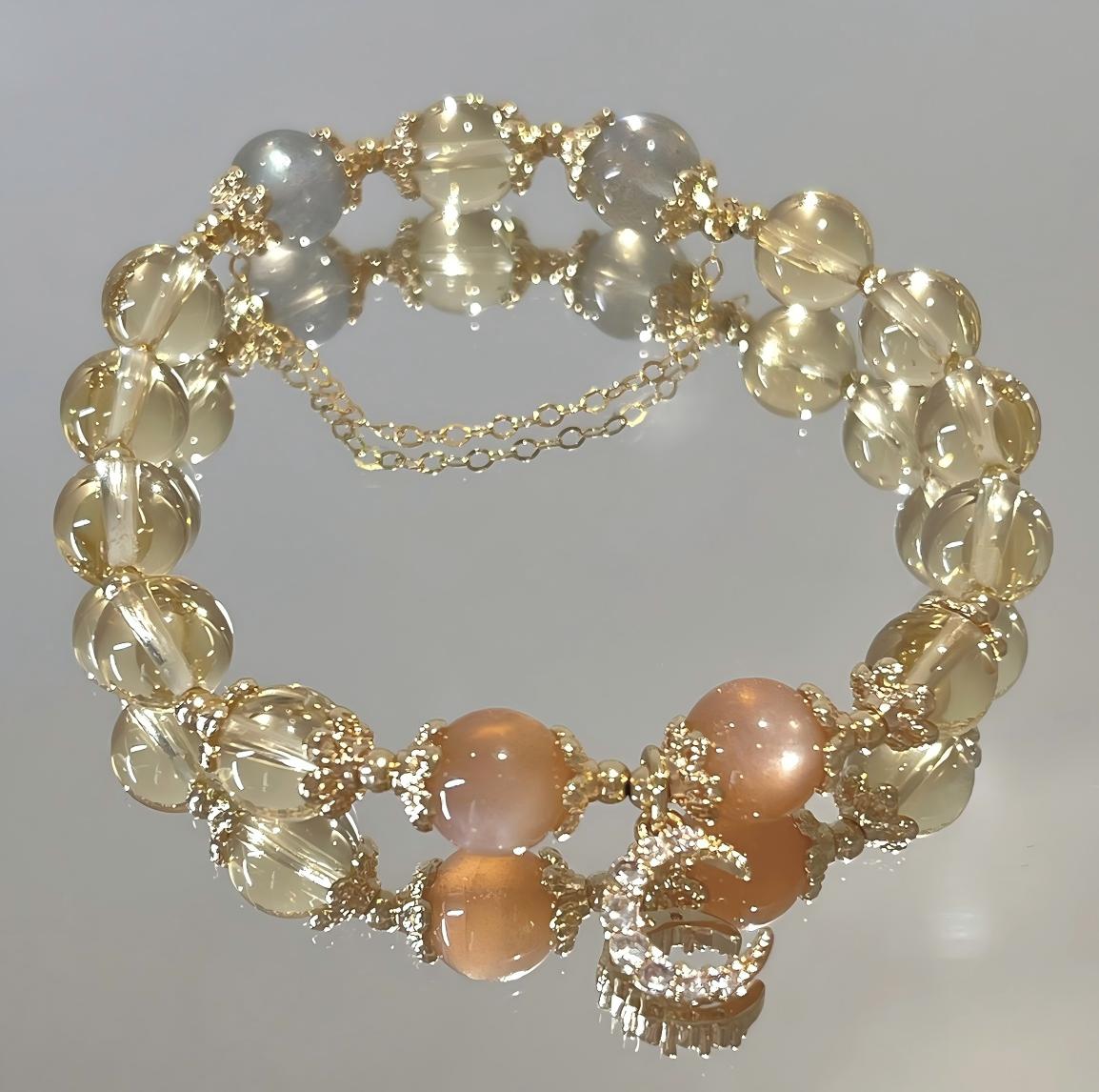 Citrine Moonlight Energy Bracelet
