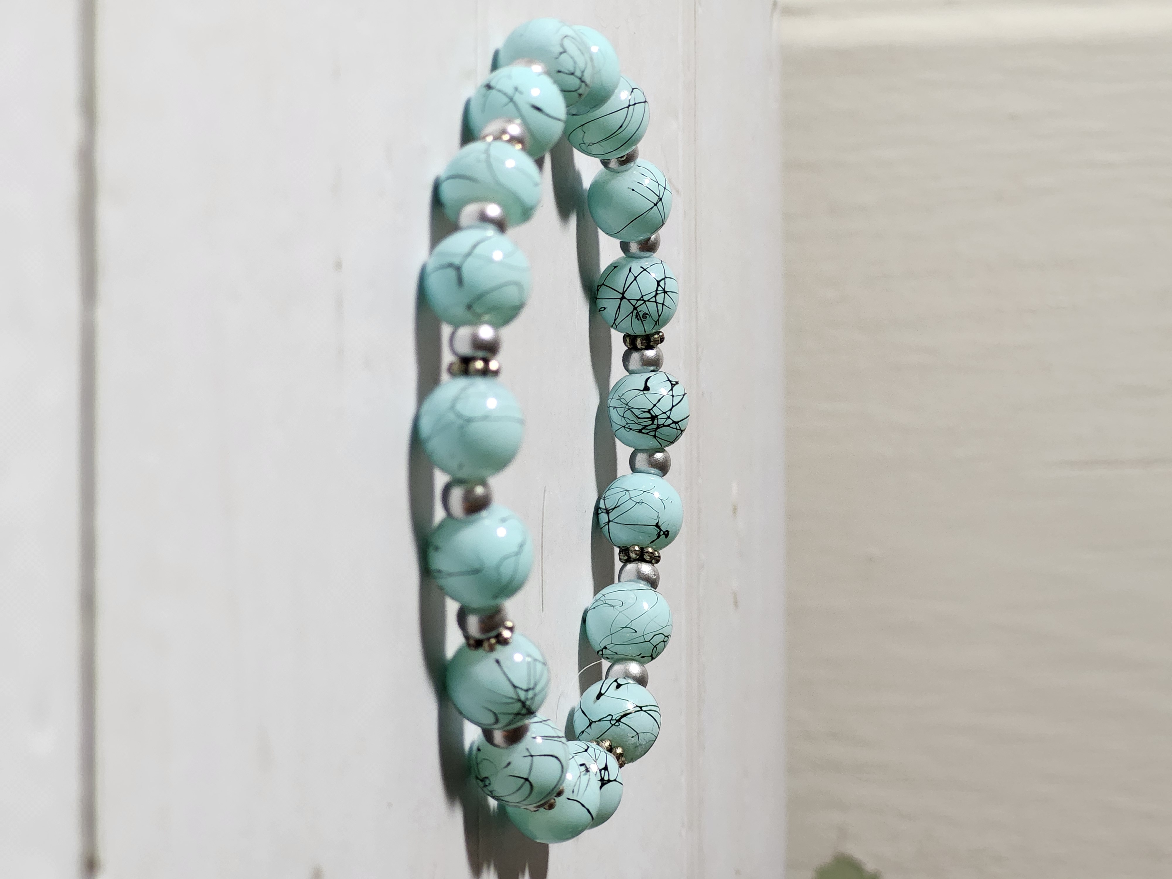 "Charlotte" Turquoise Beaded Bracelet