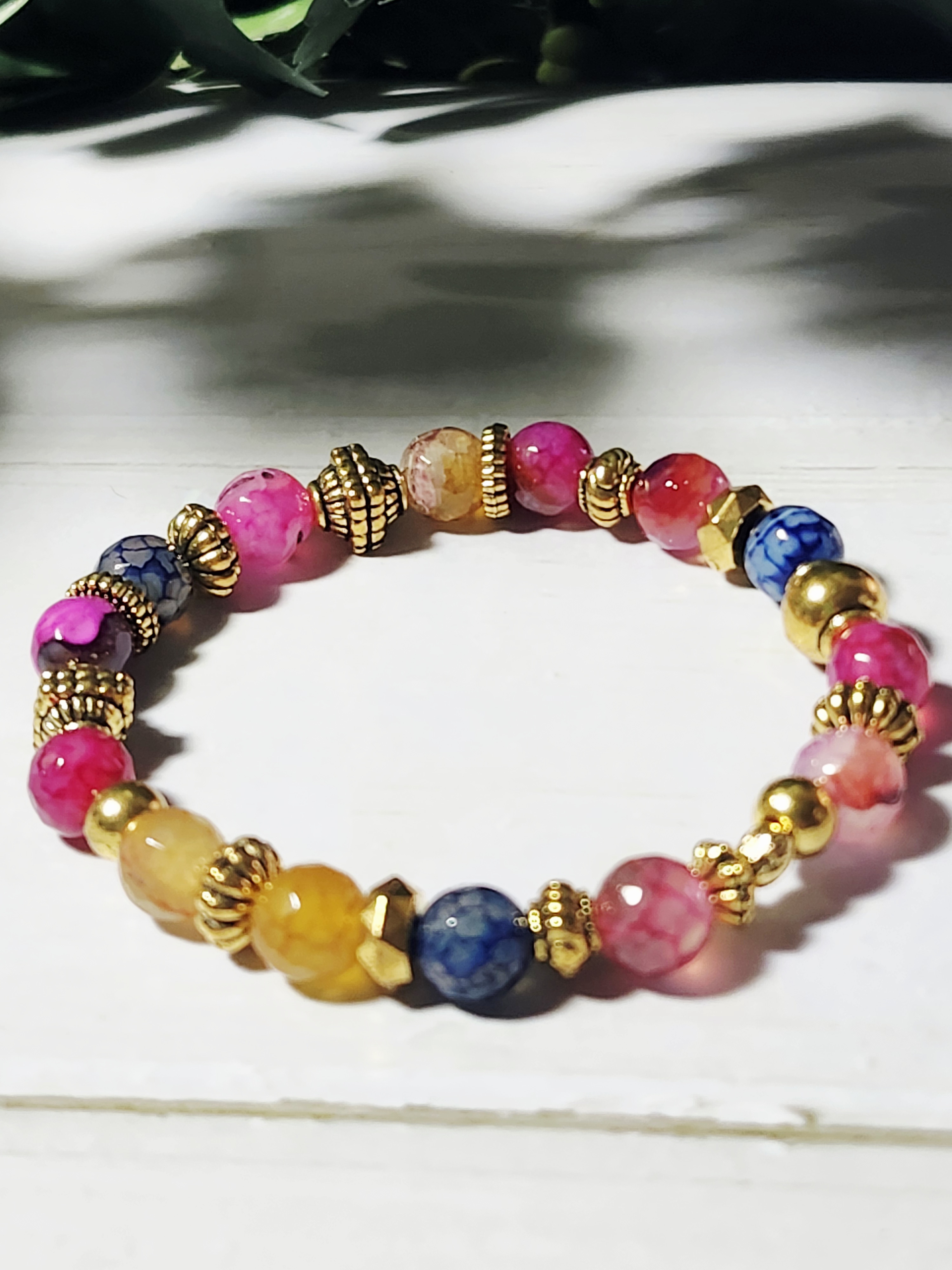"Micaela" Multicolor Beaded Bracelet