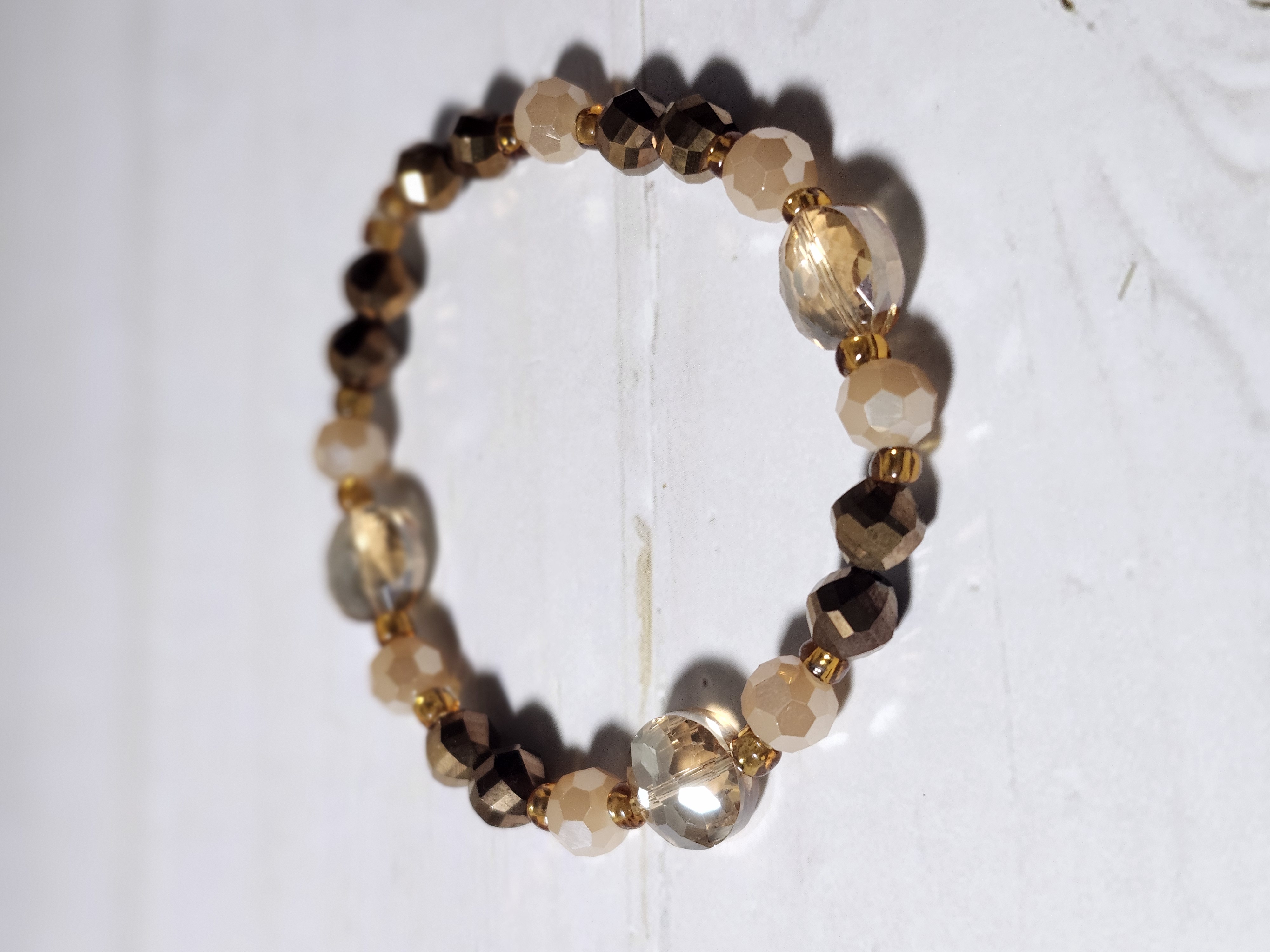 "Sandy" Beaded Stretch Bracelet