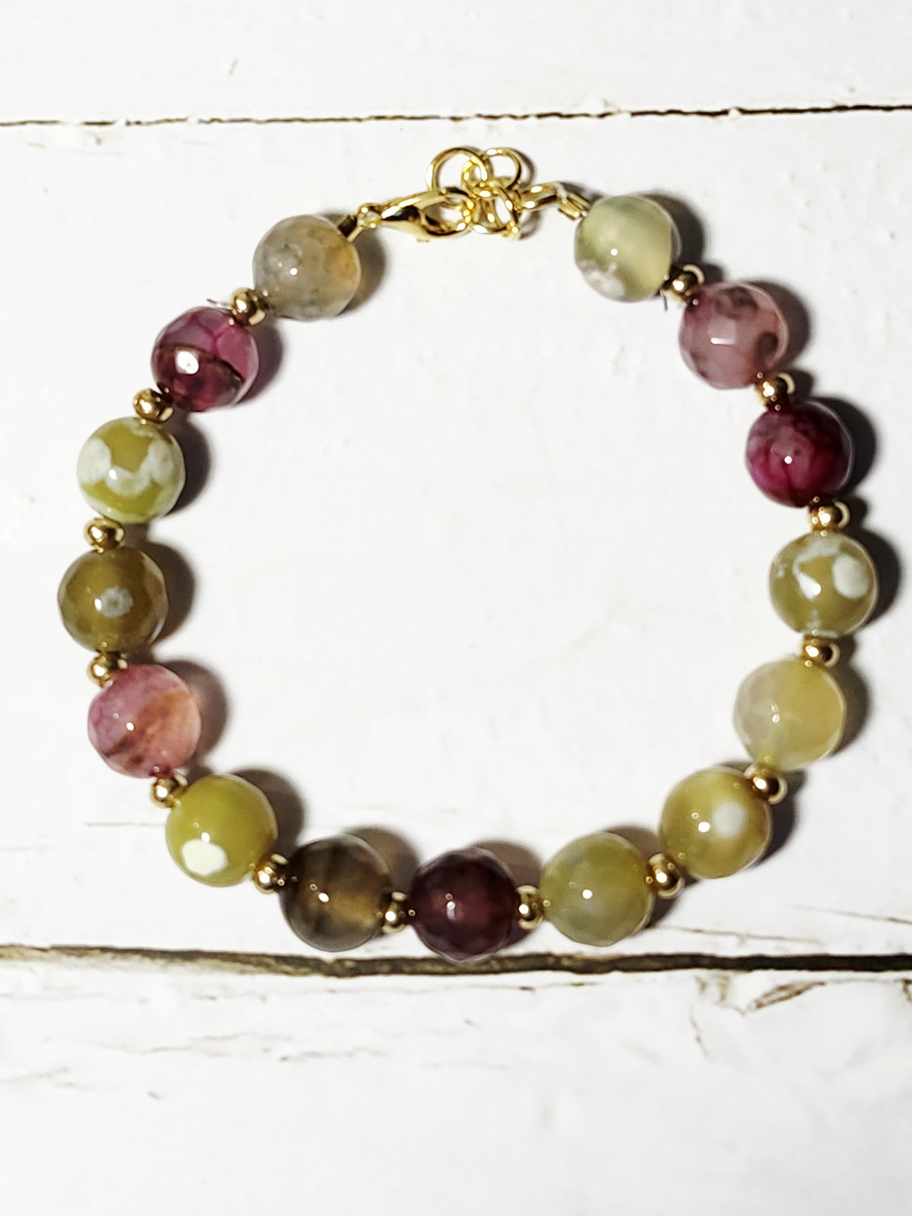 "Penelope" Handcrafted Beaded Bracelet