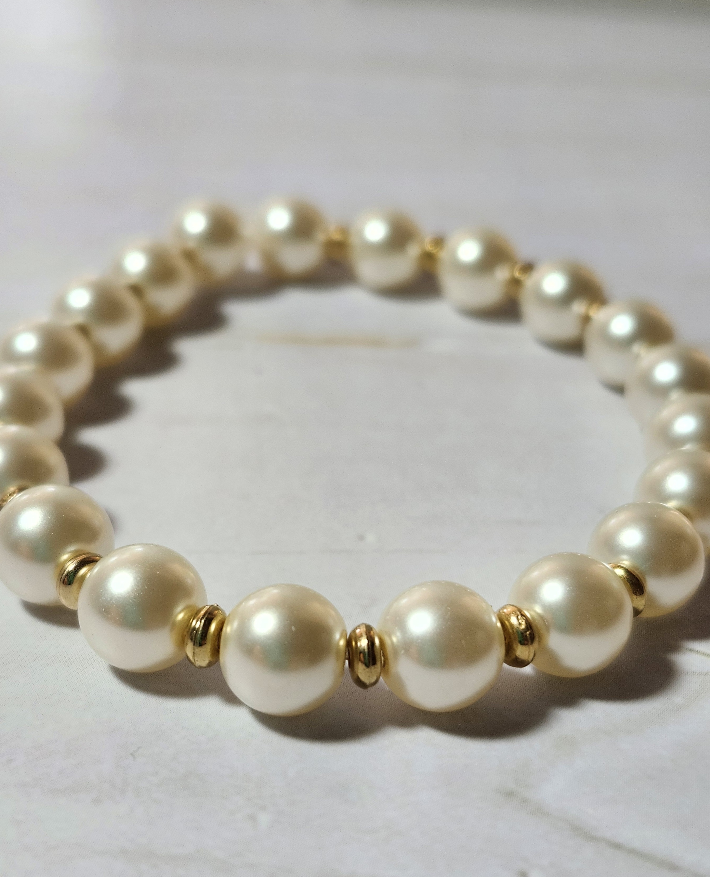 "Audrey" Elegant Pearl Bracelet