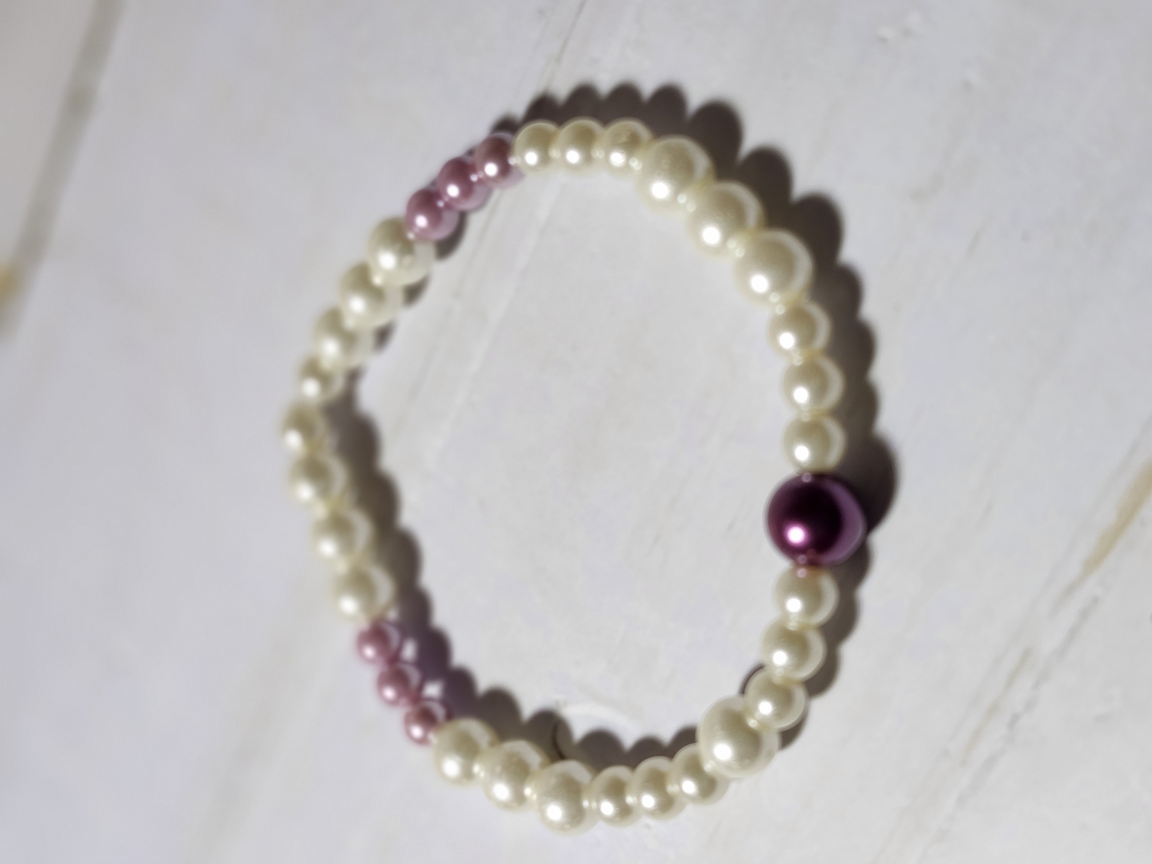 "Lora" Elegant Pearl Beaded Bracelet